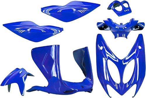 Kappenset Blauw Yamaha Aerox T/m 2012 / MBK Nitro - 7 Delig