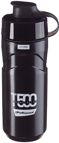 Thermo bidon Polisport T500 - 500 t/m 650 ml - zwart