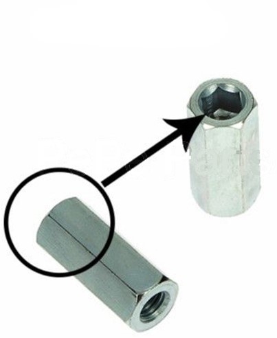 Moer Uitlaat (Origineel) M6x25mm Piaggio Fly 4t / Piaggio 4t / Universeel Scooter / Aprillia Sport City One M6x25mm Origineel 833494