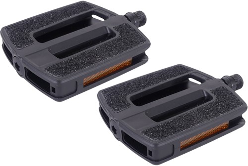 Fiets Pedaalset Edge Comfort Luxe Anti Slip Zwart 9/16 draad