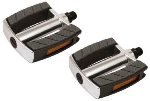 Fiets Pedaalset Marwi SP-2828 aluminium huis non-slip - zwart/zilver