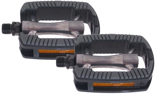 Fiets Pedaalset Marwi SP-821 aluminium huis non-slip - zwart / zilver
