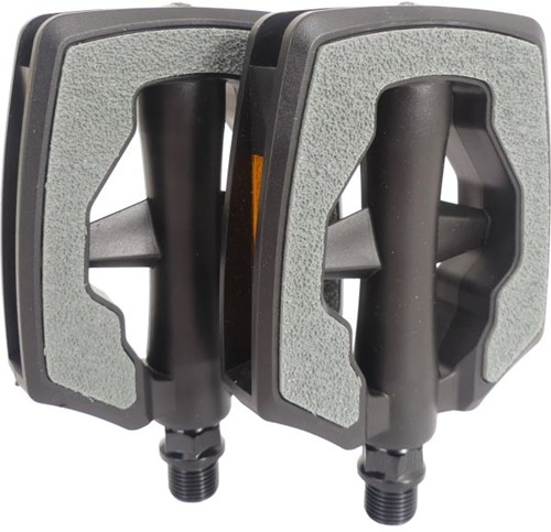 Fiets Pedaalset Marwi SP-880 kunststof huis SANDBLOCK® - zwart / grijs