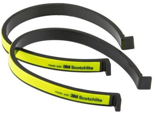 Reflecterende broekklemmen IkziLight 3M Duo Visible - set à 2 stuks