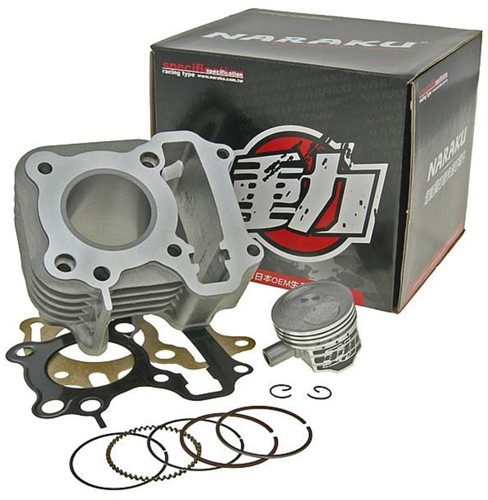 Cilinder 65cc (42mm) Naraku Sym Mio / Peugeot Speedfight 3 4t / Sym Fiddle 2 / Sym orbit 2 / Sym Allo / Sym Cello Sym Symphony / Tonik / X-pro / Peugeot Viva City 4t NK101.65