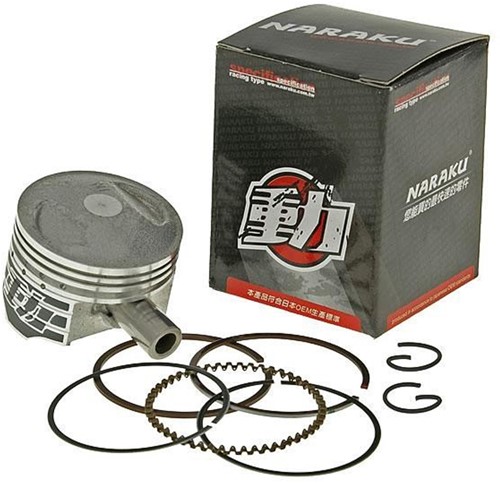 Zuiger 50cc (37mm) Naraku Sym  Mio / Sym Cello / Sym Allo / Sym Orbit 2 / Sym Fiddle 2 / Sym Symphonie / Peugeot Speedfight 3 4t / Peugeot Tweet / Peugeot Viva City v.a 2008 4t