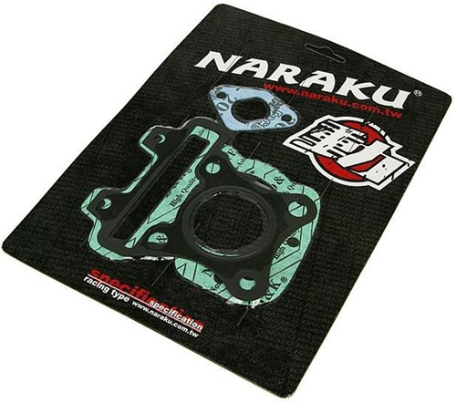 Pakking Set Cilinder 50cc (39mm) Naraku Piaggio Zip 2000 4t / Aprillia Sport City 4t / Piaggio Liberty 4t / Vespa Lx 50 4t / Piaggio Fly 4t / Malaguti Centro 4t / Vespa S NK101.28