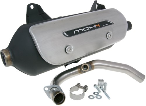 uitlaat tecnigas suzuki burgman 125cc en 150cc na 2007 - motorscooter - MAXI - 4N Op=Op