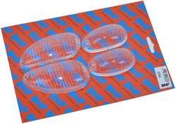 Knipperlichtglas Set Piaggio Typhoon / Piaggio Nrg / Piaggio Ntt - Helder Glas