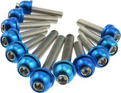 Boutset Kickstarterdeksel Blauw Yamaha Aerox / Aprillia Rally / Beta Ark / Beta Ycon / Scarabeo / Yamaha Axis / Yamaha Why / Aprillia SR2000 / Yamaha Jog / Yamaha Neos / Malaguti F12 / F15