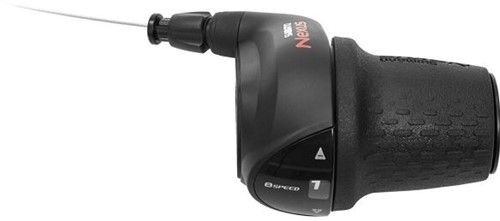 Draaiversteller (rechts) Shimano Nexus 8 SL-C6000 zonder remgreep - zwart