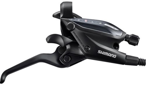 Versteller (rechts) met remhendel 7 speed Shimano ST-EF505 - 3 vingers - zwart