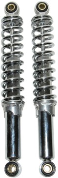 Schokbreker Set Chroom (300mm) Tomos A35 / Tomos A3 / Puch Maxi / Vespa Citta Originele Kwaliteit