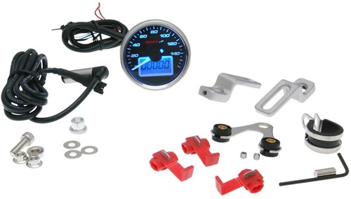 Kilometerteller Koso Rond D55 GP Style max 160km/h (Met Typegoedkeuring)