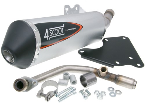 uitlaat tecnigas aprillia atlantic S 125cc / piaggio X8 125cc en 200cc - motorscooter - 4SCOOT