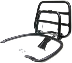 Achterdrager glans zwart Vespa Primavera / Sprint / Vespa Elettrica Klapdrager Replica