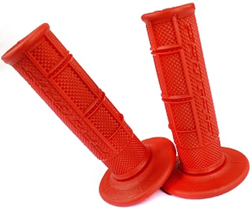 Handvat Set Cross Rood (Progrip) Universeel Scooter / Schakelbrommer