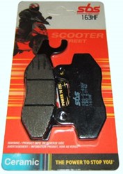 Remblokset SBS voor Kymco / Peugeot / PGO / Suzuki / Yamaha 163HF