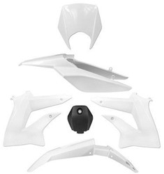 Kappenset Wit (6 Delig) Derbi Senda DRD X-Treme t/m 2010 / Derbi Racing v.a 2010 t/m 2013