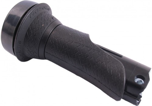 Handvat Fiets Gazelle Basis Links 100mm met draaibel Zwart 