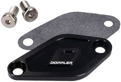 Oliepompdeksel CNC Doppler Zwart Aprilia RX 50 / Aprilia MX 50 / Beeline SMX 50 / Beta RR 50 / Beta RR 50 Enduro / Beta RR 50 / CPI Supercross SX 50 / MBK X-Limit 50 Enduro / Motorhispania Furia 50 /