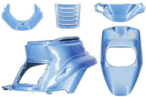 Kappenset Blauw Hawai Yamaha Bws / MBK Booster v.a 1994 t/m 2003