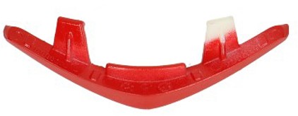 Sierstrip Rood (Onder) Voorscherm Vespa Primavera / Sprint Origineel 1b004560500r7