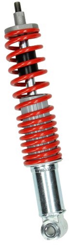 Schokbreker voorvork Vespa Primavera / Sprint rood origineel 1c000843r