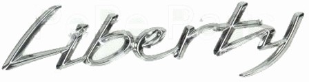 sticker piaggio liberty IGET voor zijscherm origineel 2h001170