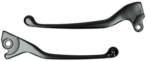 Remgreep Set Glans Zwart Vespa Sprint / Vespa Primavera / Vespa Lx 50 / Vespa S / Piaggio Fly / Derbi Boulevard