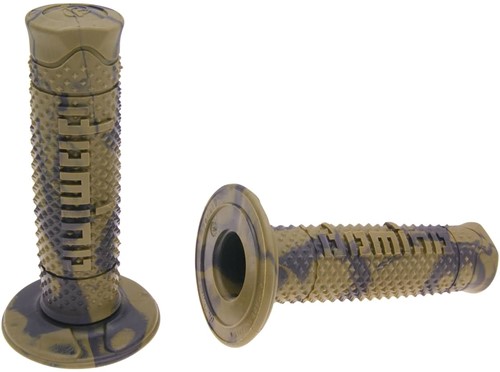 Handvatset Domino A260 off-road Camouflage Leger Groen Scooter Schakelbrommer