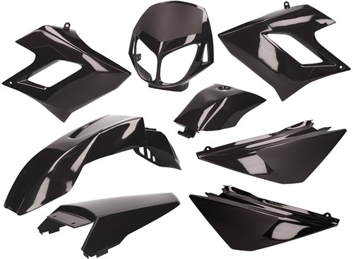 Kappenset Derbi-Senda 50 R DRD Racing / Derbi-Senda 50 SM DRD Racing Zwart DMP