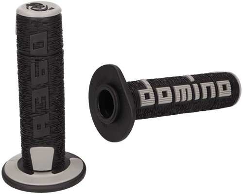 Handvatset Domino A360 off-road Zwart / Grijs Scooter Schakelbrommer