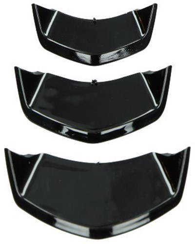 Sierstrip Set Glans Zwart Voorscherm Midden Vespa Sprint / Vespa Elettrica / Vespa Primavera V.a 2018 (Nieuw Type) DMP