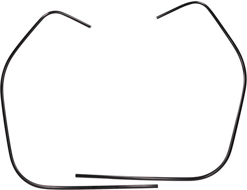 Sierstrip Set Beenschild NOTTE Glans Zwart Vespa GTS 300i / Vespa GT 200i / Vespa GTS 125i / Vespa GTV 300i Origineel 1B005780