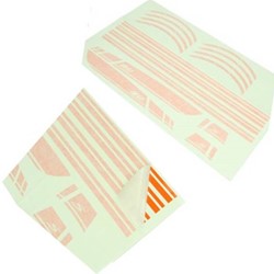 Stickerset Zijscherm Vespa Sprint AMG Oranje + Wiel stickers en Voorkap Stickers Compleet