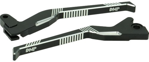 Remgreep Set Zwart CNC Evo voor Paggio Zip 50 2T - 4T / Vespa Sprint / Primavera / Vespa Lx 50 