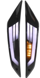 Knipperlicht Set Voor Piaggio Zip 2000 Sport-1 Donker Smoke