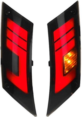 Knipperlicht Set Led Achter Piaggio Zip 2000 Donker Smoke
