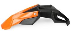 Voorspatbord Oranje / Zwart Derbi Senda / Aprilia SX / Rieju MRT / Beta RR Motard / Aprilia Sx 50 / Yamaha Dt 50 R / Suzuki Tsx 50 Model Origineel