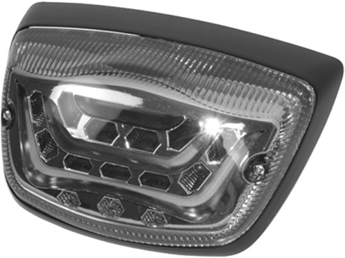 Achterlicht Led Smoke (Mat Zwarte Rand) Vespa Lx 50 / Vespa S / Vespa Lxv / Vespa Touring Originele Kwaliteit