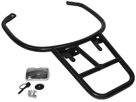 Achterdrager Python Vespa GTS / Vespa GTV Zwart (Voor Koffer Montage) 1b001909-3