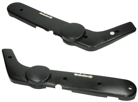 zijscherm set vespa ciao zwart
