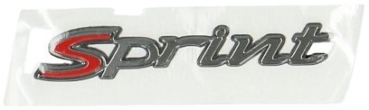 sticker embleem vespa sprint origineel 2h000928 (voor voorscherm) 6cm smoke