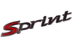 sticker zijscherm vespa sprint smoke woord [ sprint ] origineel 2h000927