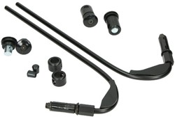 Beugelset Windscherm Vespa Primavera / Vespa Elettrica (Voor Hoog Windscherm) Mat Zwart