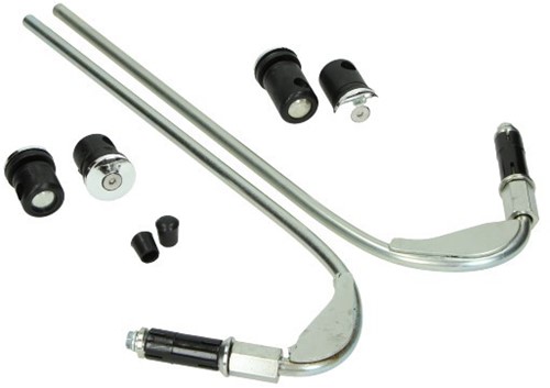 Beugelset Windscherm Vespa Sprint / Primavera Chroom