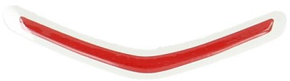 Sierstrip Rood Sticker (Midden) Voorscherm Vespa Primavera / Sprint Origineel 1b001496