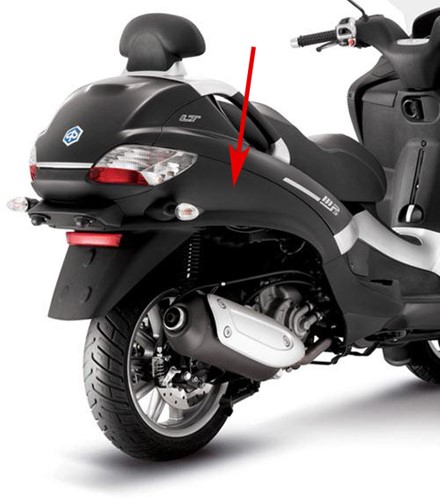 Zijskirt (Rechts) Piaggio Mp3 Origineel 672394000c