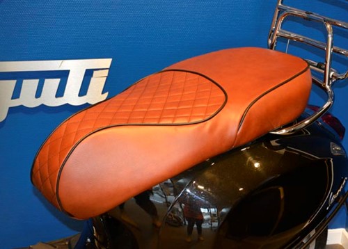buddydek ruit bruin zwarte bies vespa primavera / sprint
